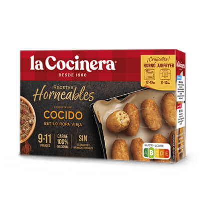 Croquetas horneables de cocido