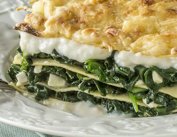  Lasaña con puré de castañas