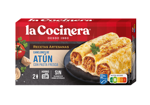 Canelones de atún