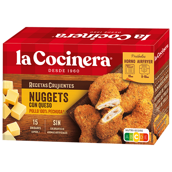 Nuggets con queso