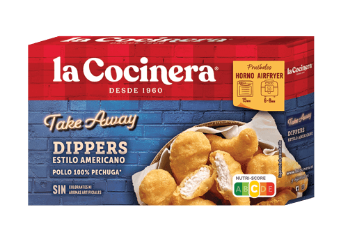 Dippers de pollo
