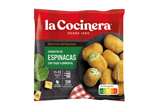 Croquetas espinacas y queso