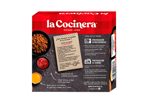 Lasaña barbacoa 280