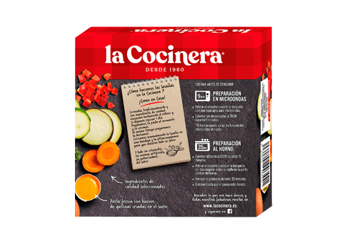 Lasaña verduras 280