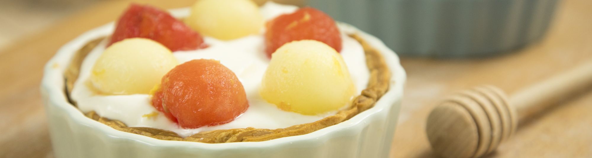 Tarta de sandía y melón